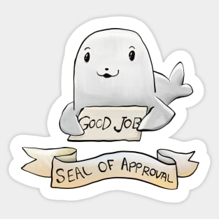 Seal of Approval - Seal Pun Sticker